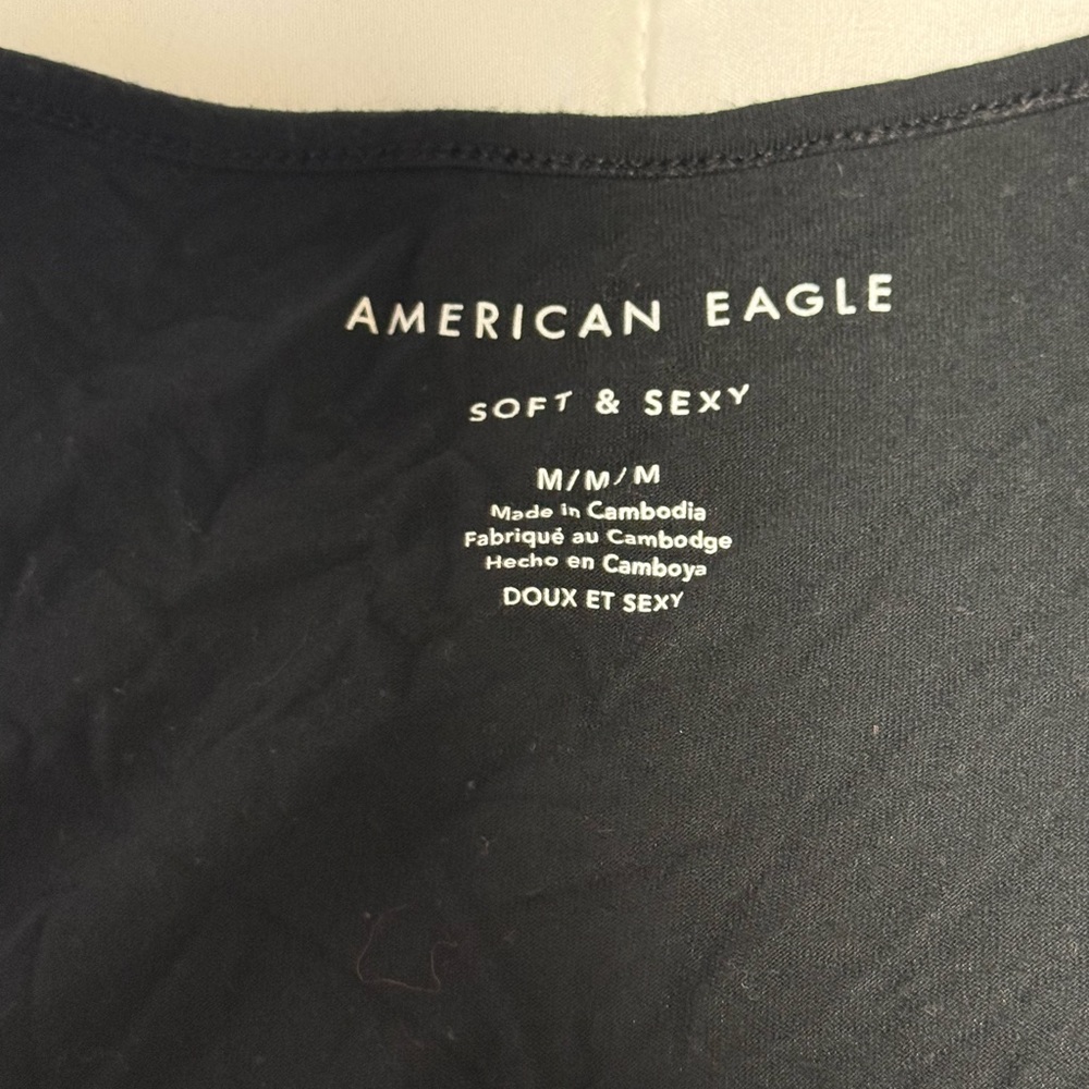 American Eagle Outfitters Black Tank Top - Picture 2 of 2